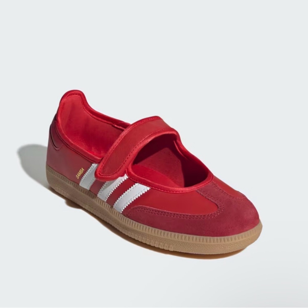 Adidas Red Mary Jane Shoes